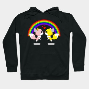 Foxy Valentine Couple Hoodie